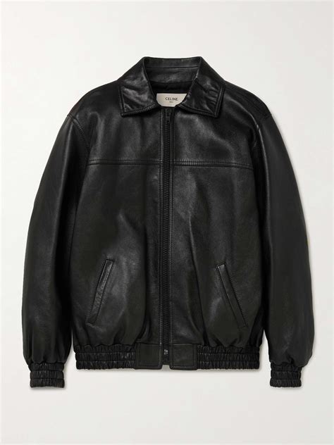 celine leather blouson|celine leather jackets.